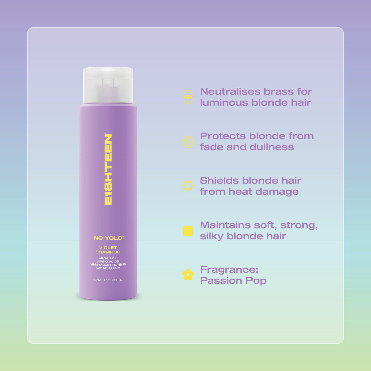 No YOLO Violet Shampoo 375ml