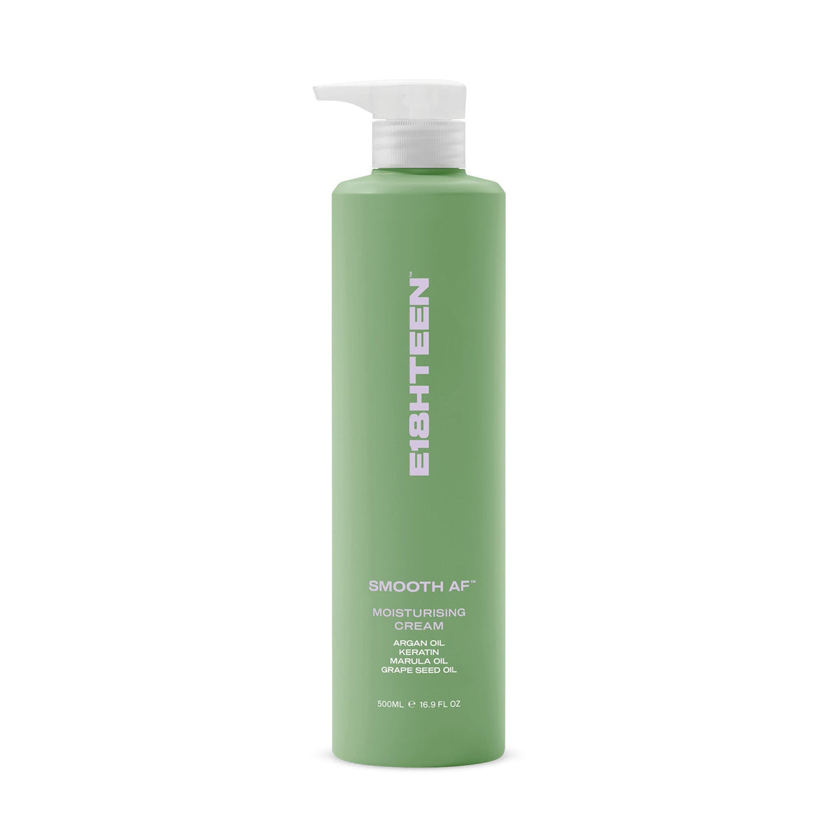 E18HTEEN Smooth AF Moisturising Cream 500ml - 1