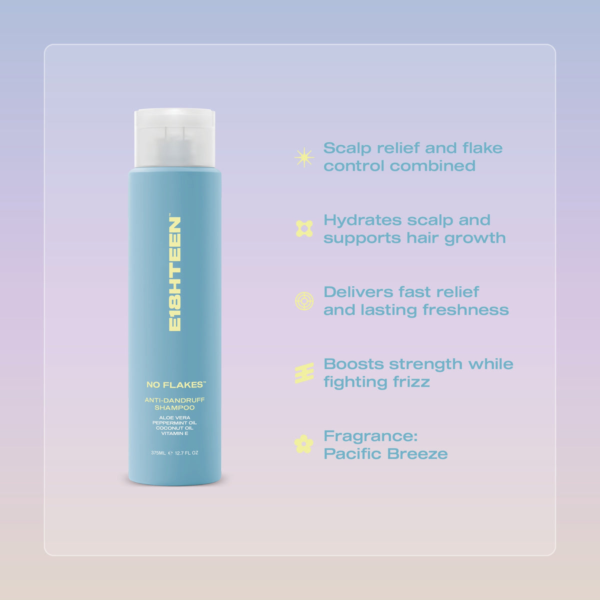 No Flakes Anti-Dandruff Shampoo 375ml