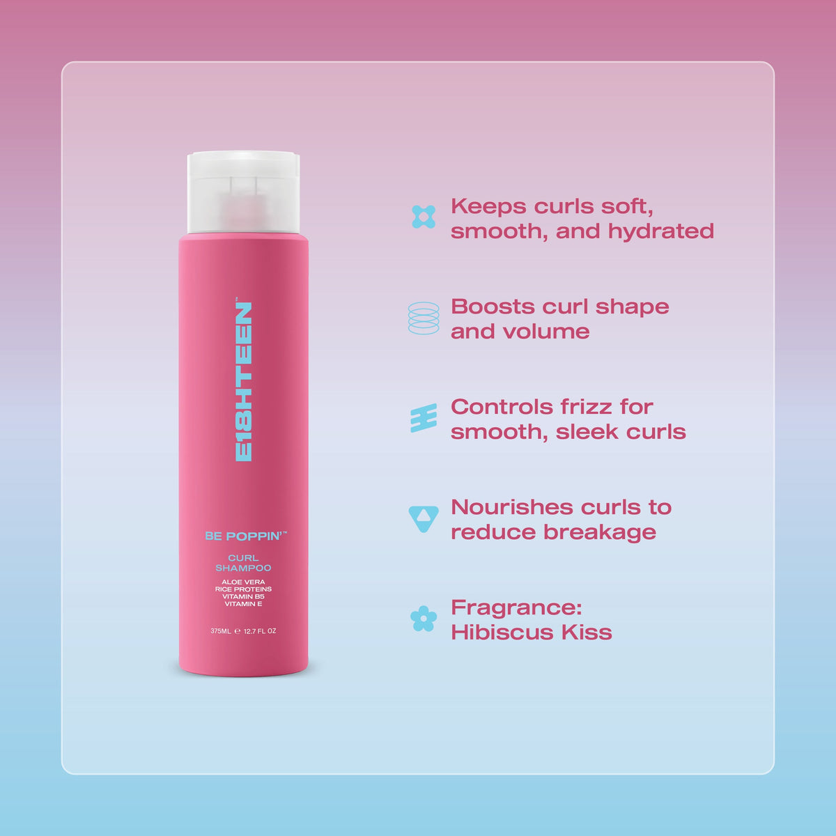 Be Poppin' Curl Shampoo 375ml