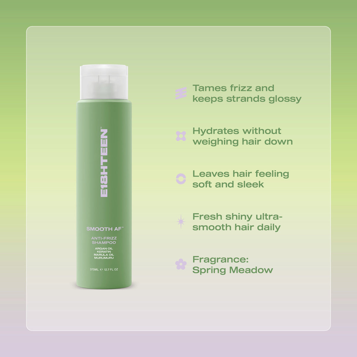 Smooth AF Anti-Frizz Shampoo 375ml