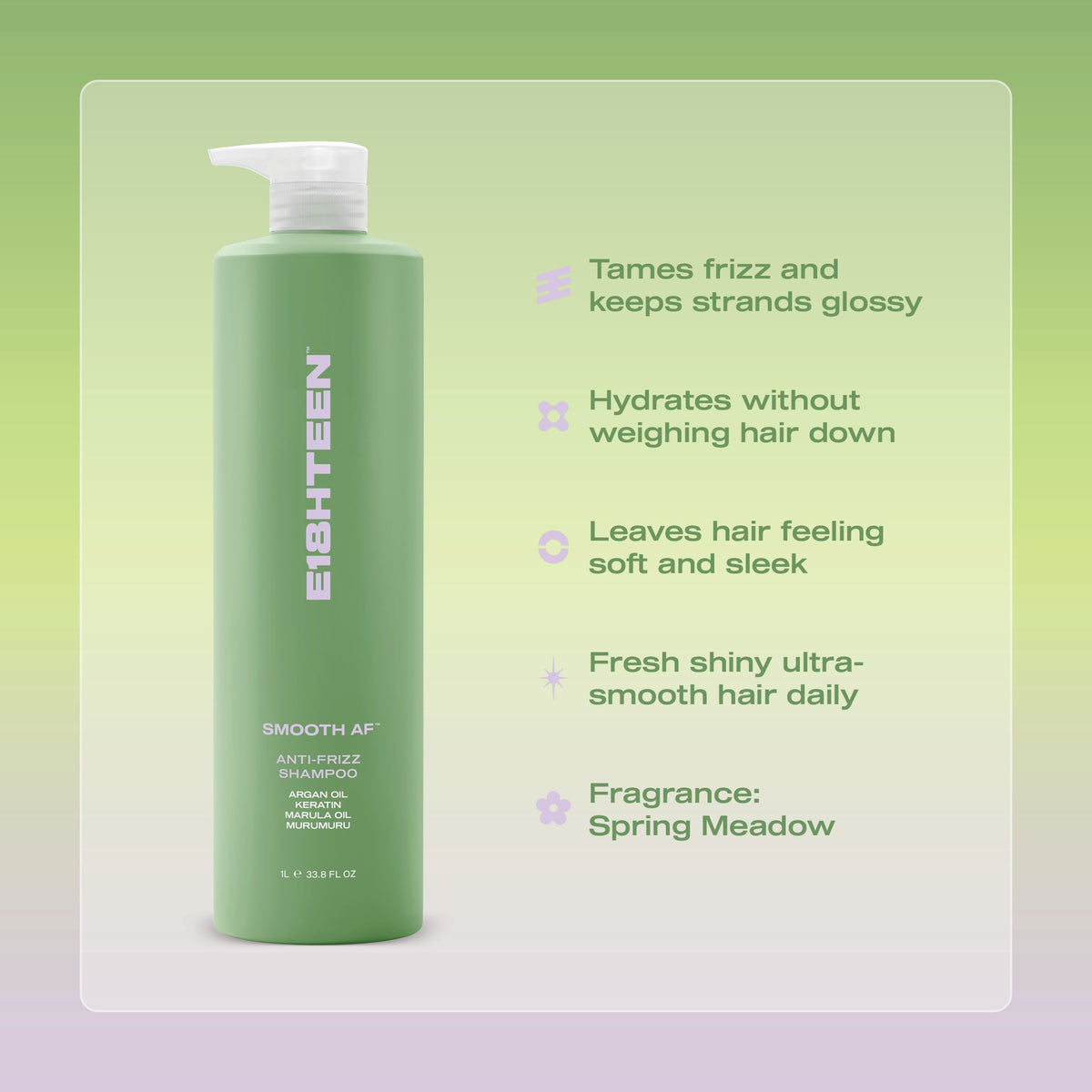 Smooth AF Anti-Frizz Shampoo 1L