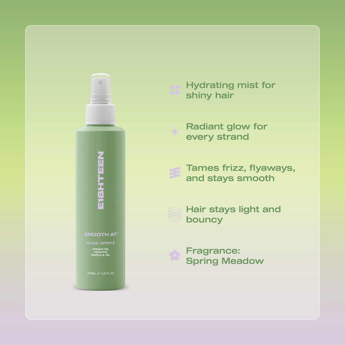 Smooth AF Shine Spritz 200ml
