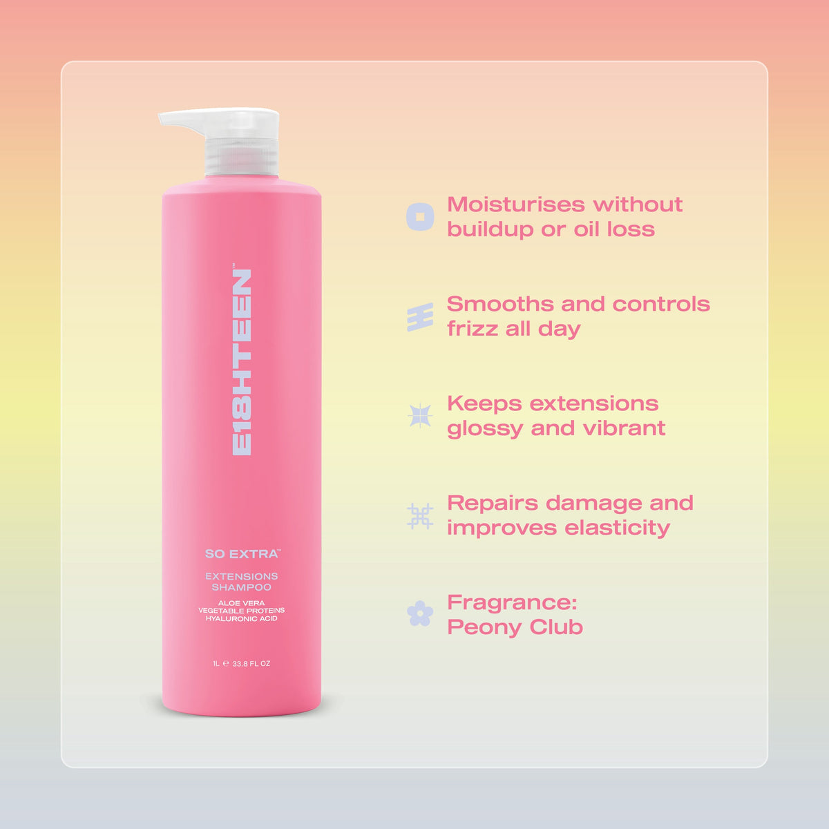 So Extra Extensions Shampoo 1L