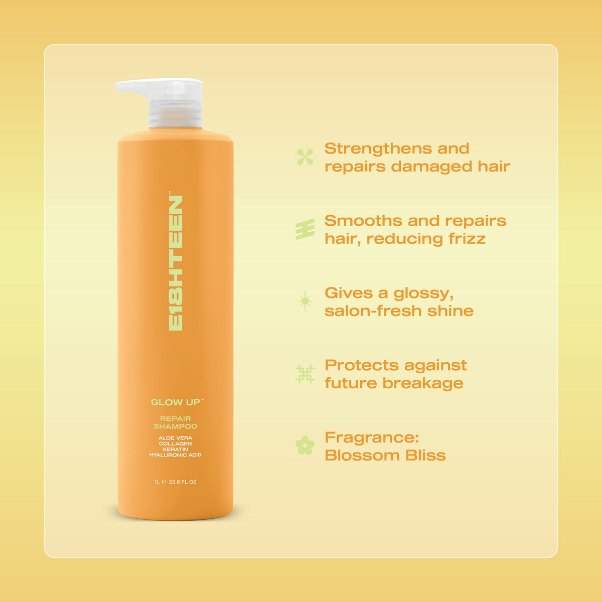 Glow Up Repair Shampoo 1L