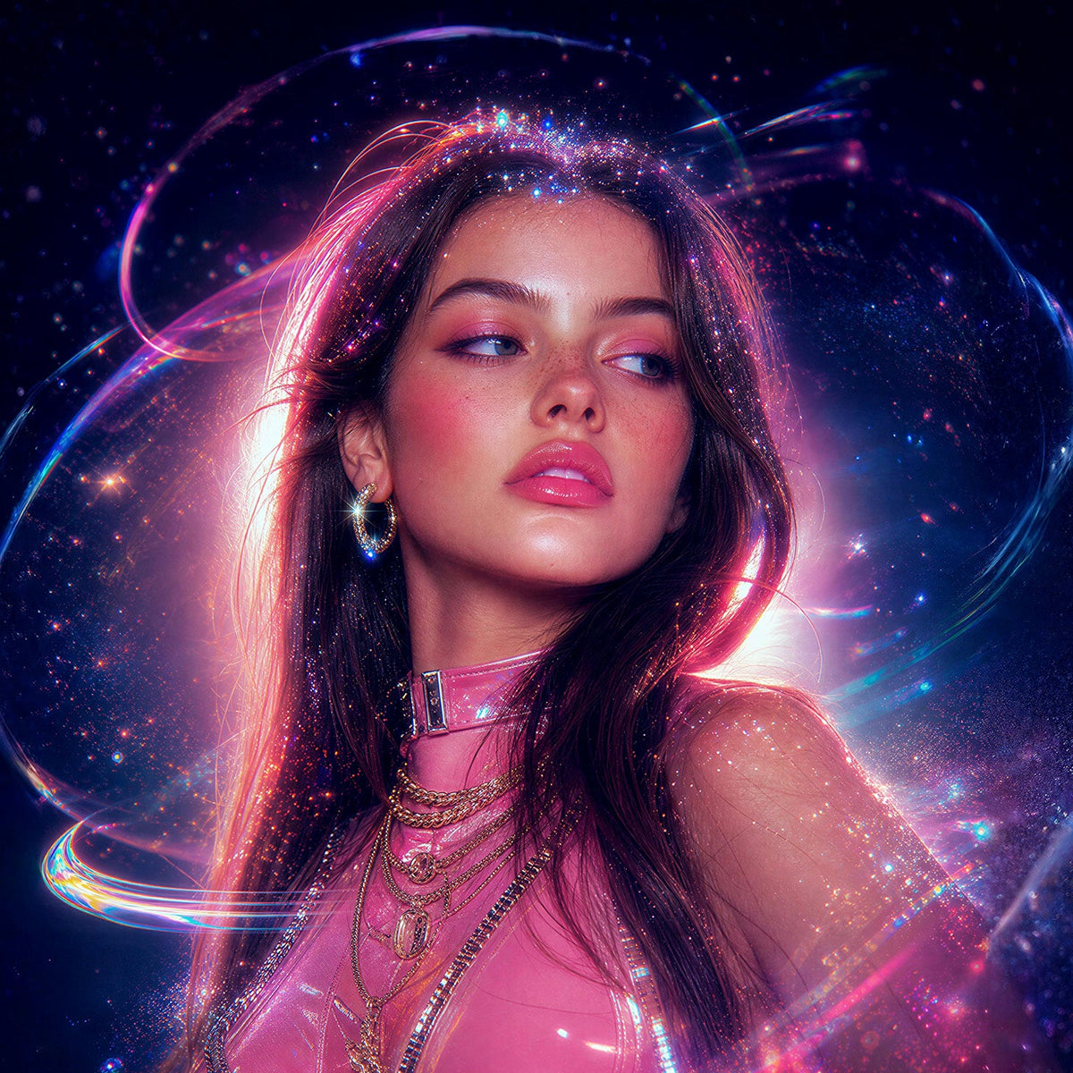 E18HTEEN Aura Points Glitter Spray Pink 12g - 3