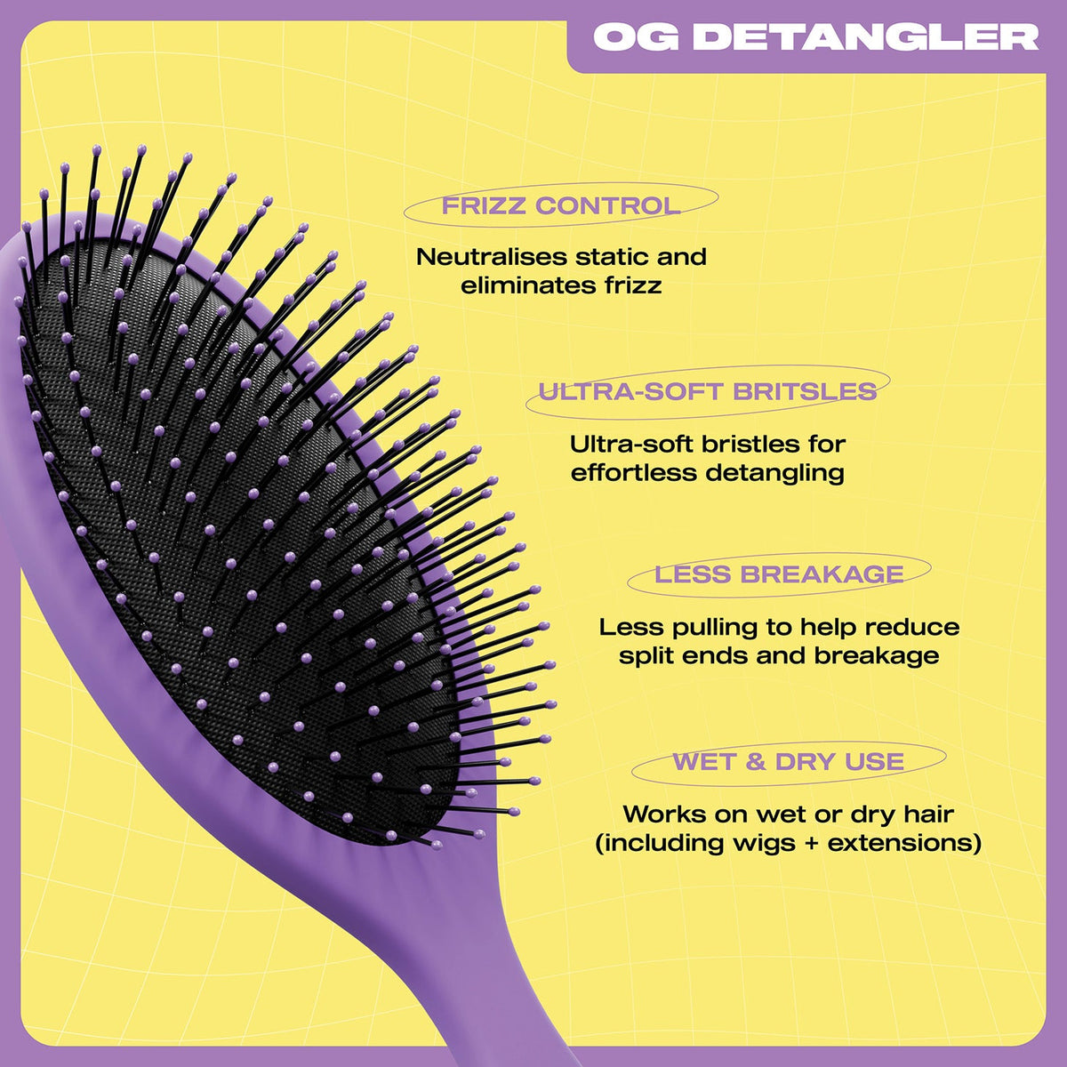 E18HTEEN OG Detangler Dark Mode Violet - 5