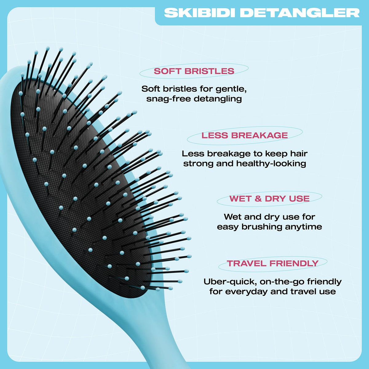 E18HTEEN Skibidi Detangler Dark Mode Blue - 5